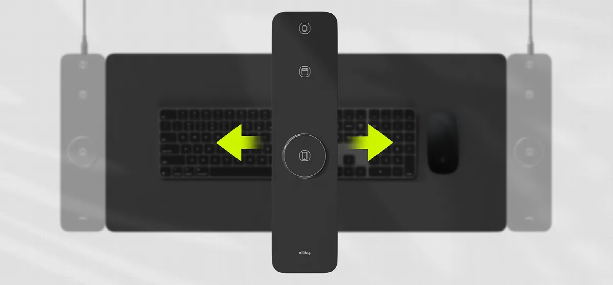 Βάση laptop Allity με αποσπώμενο ασύρματο φορτιστή 3 σε 1 15W ALP-100 – εικόνα 3