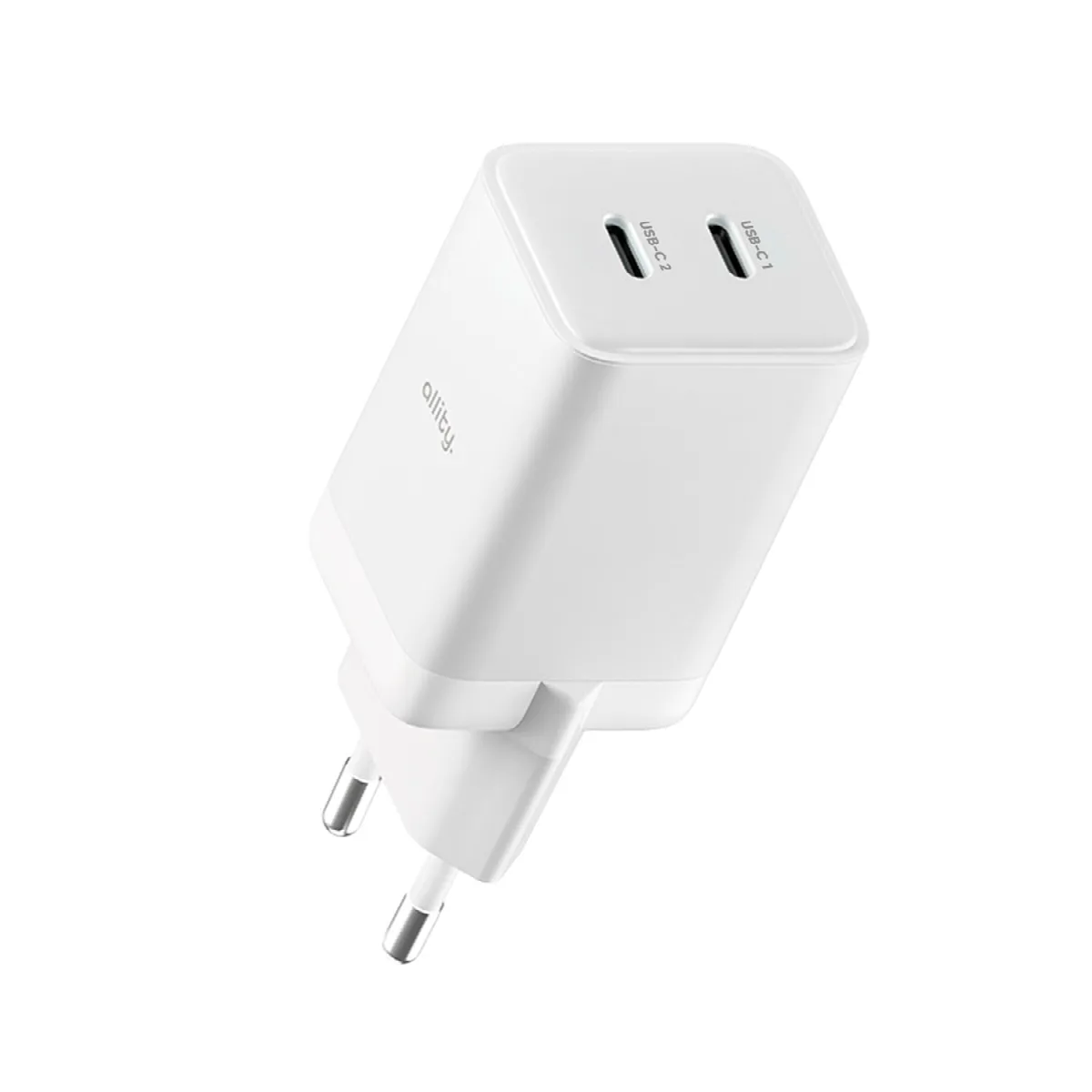 Φορτιστής τοίχου Allity GaN PD QC ATC-01-45WCC 2x USB-c 45W λευκός – εικόνα 4