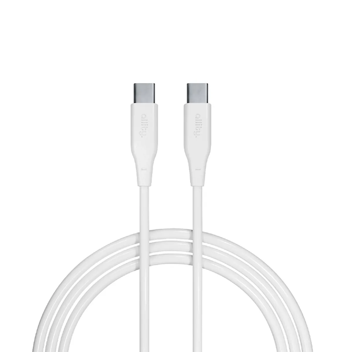Καλώδιο Allity AUC-02 USB-c - USB-c 2,0 m 60W λευκό – εικόνα 4