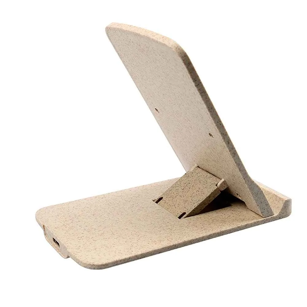 Tellur - Green - 15W Wireless Desk Charger - Cream - Wheat Straw – εικόνα 4