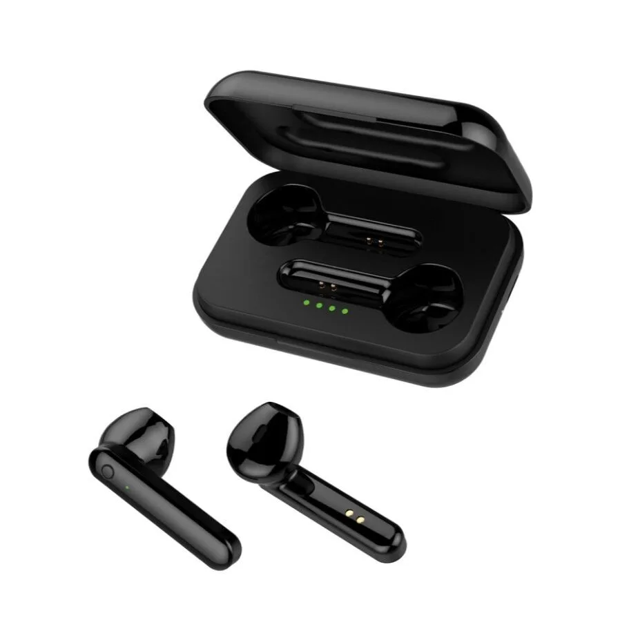 Forever - True Wireless Earphones - Black - Ακουστικά με Θήκη Φόρτισης σε μαύρο χρώμα