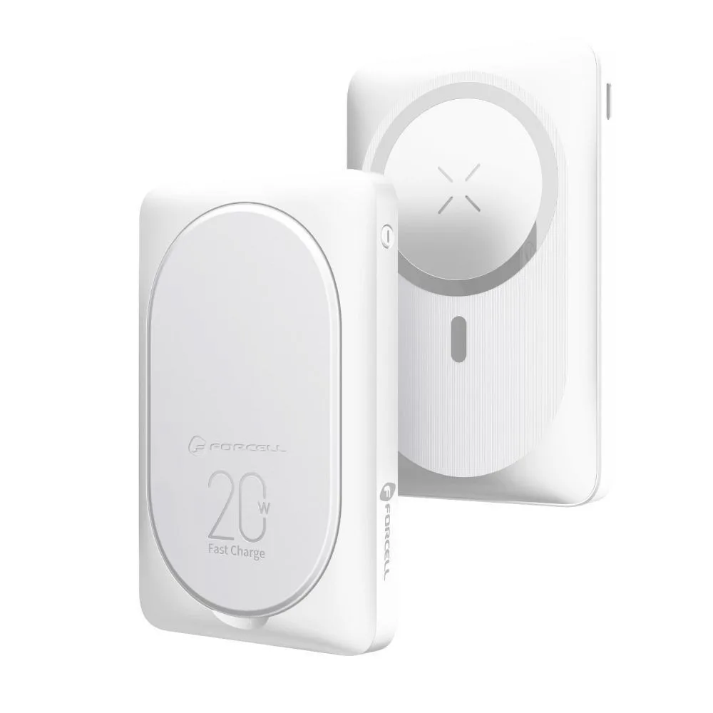 Forcell F-Energy MagStand K10K2 MagSafe Powerbank 10000mAh 20W - Λευκό