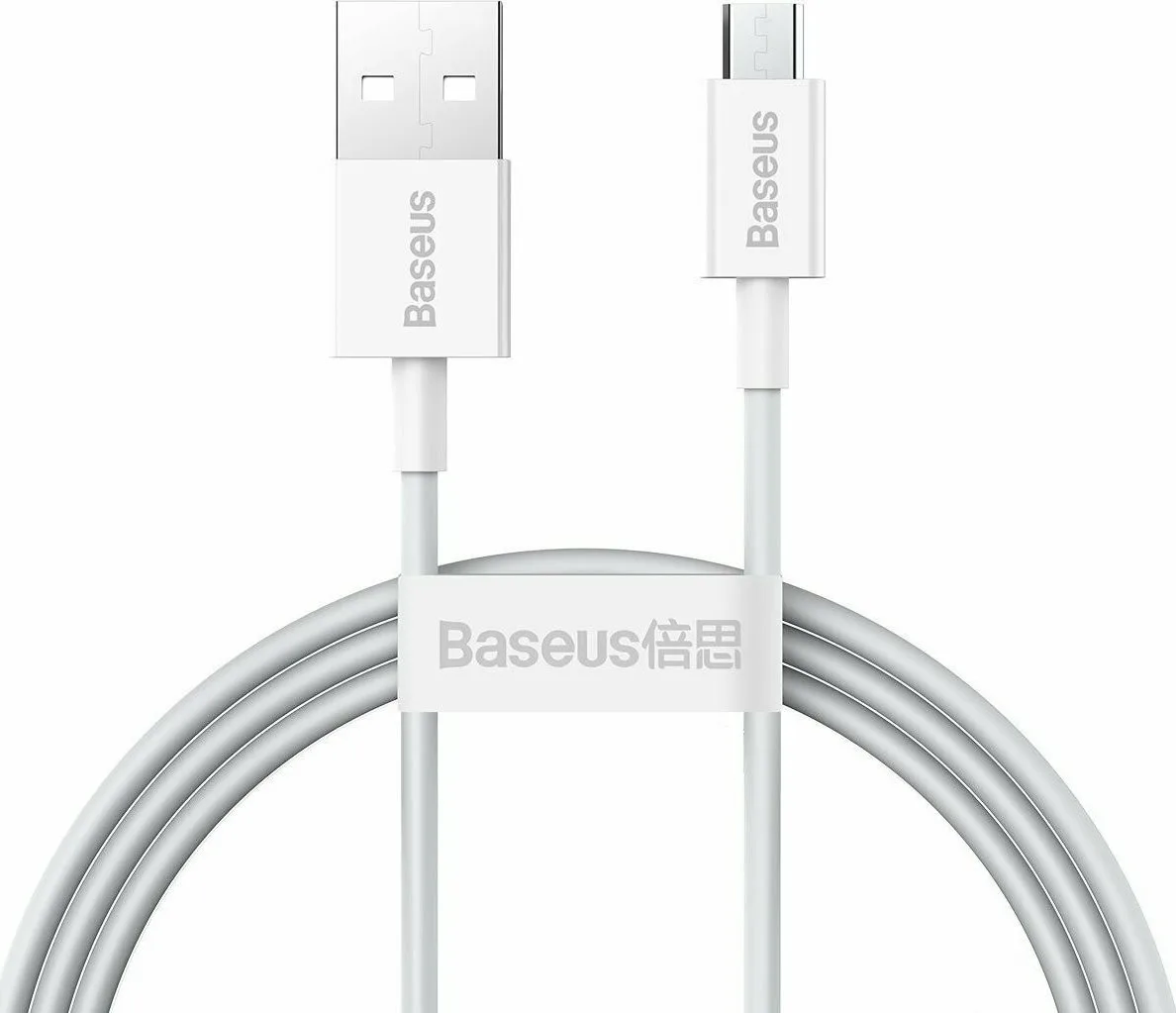 Baseus Superior Series Regular USB 2.0 to micro USB Cable (1m) - Λευκό