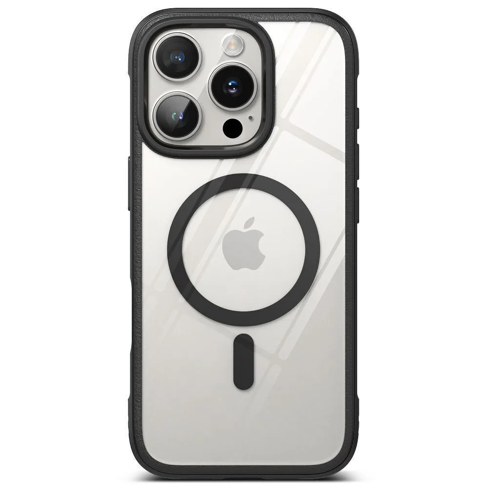 Θήκη Ringke Fusion Bold Magnetic Back Cover Πλαστικό / Σιλικόνης για iPhone 16 Pro Max - Μαύρο – εικόνα 4