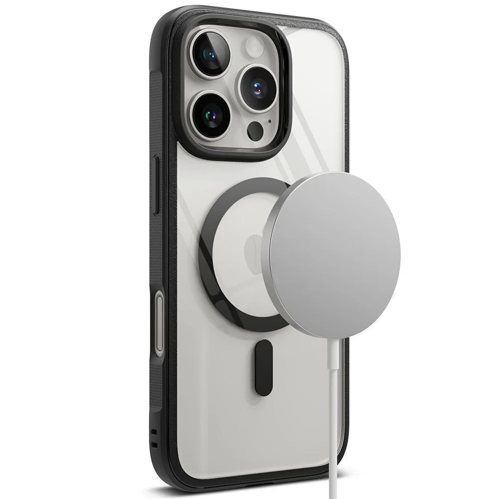 Θήκη Ringke Fusion Bold Magnetic Back Cover Πλαστικό / Σιλικόνης για iPhone 16 Pro Max - Μαύρο – εικόνα 5