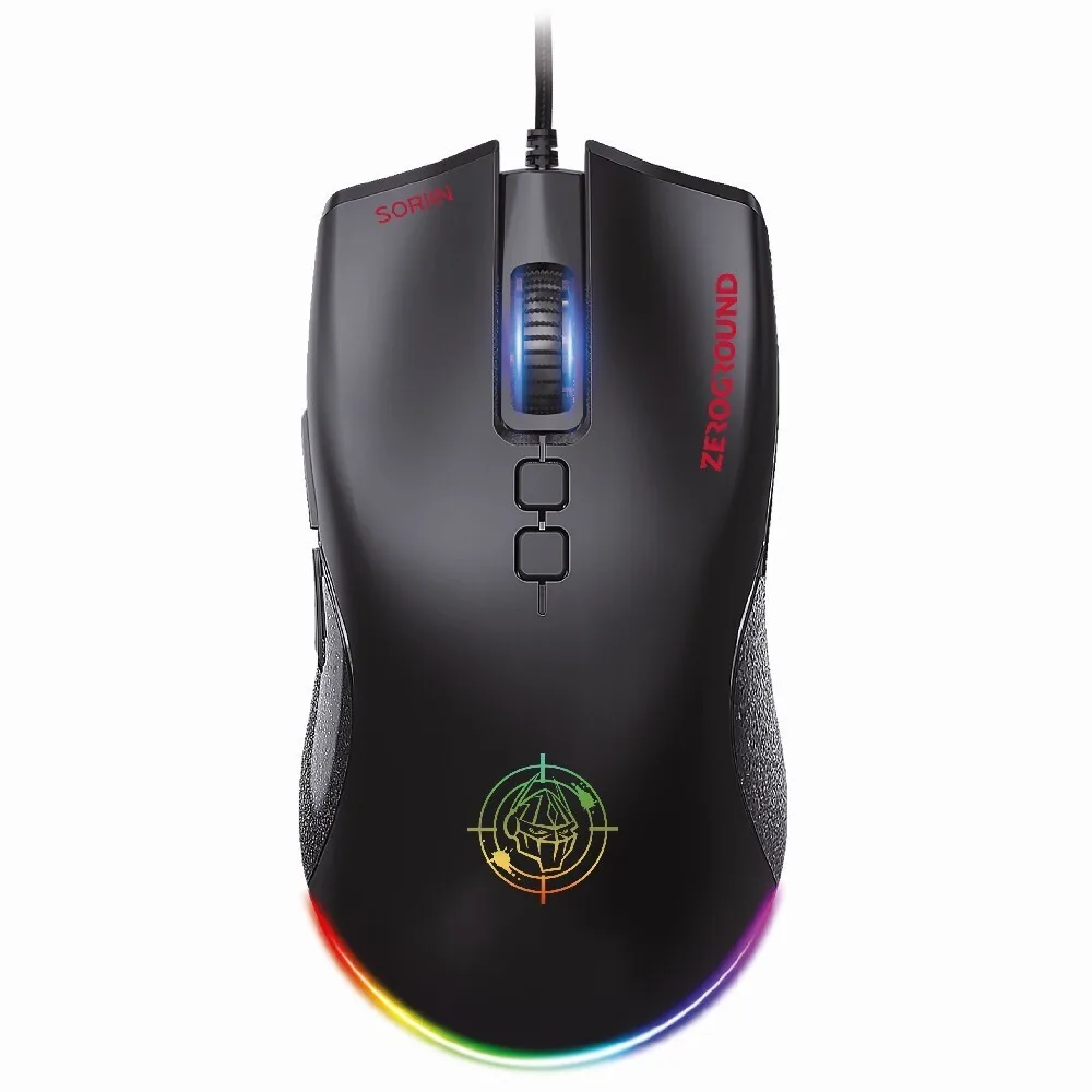 Zeroground MS-4400G SORIIN v2.0 RGB Gaming Ποντίκι 7200 DPI - Μαύρο