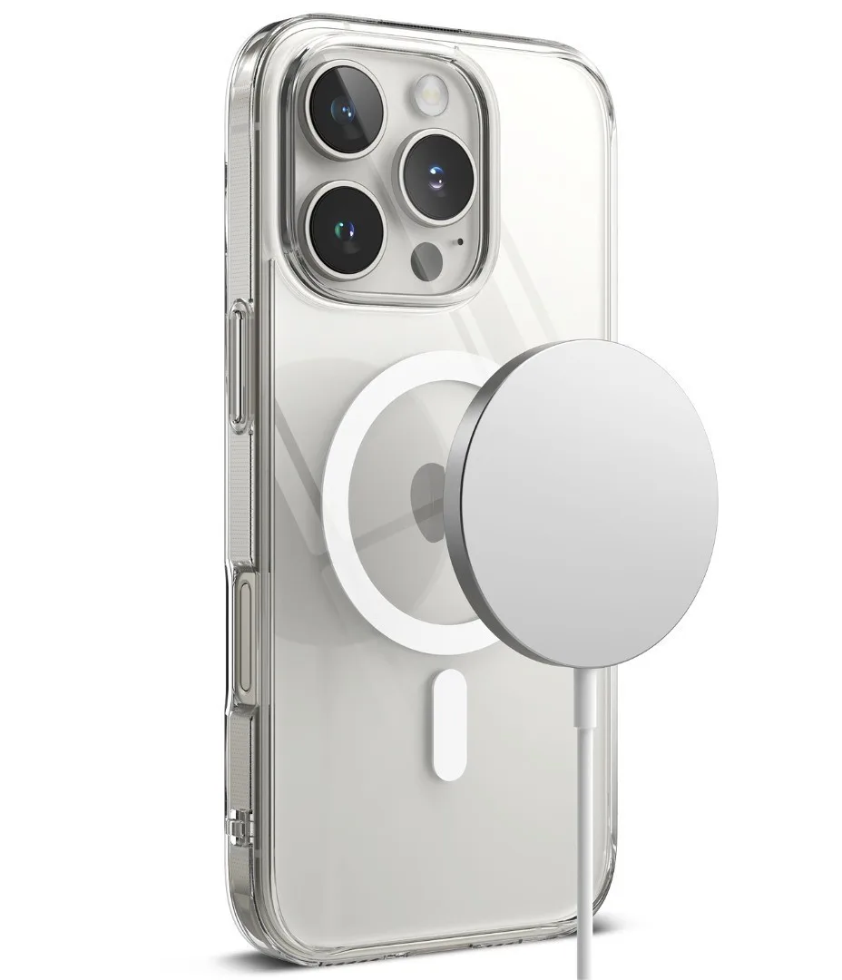 Θήκη Ringke Fusion Bold Magnetic Back Cover Πλαστικό / Σιλικόνης για iPhone 16 Pro Max - Διάφανο – εικόνα 2