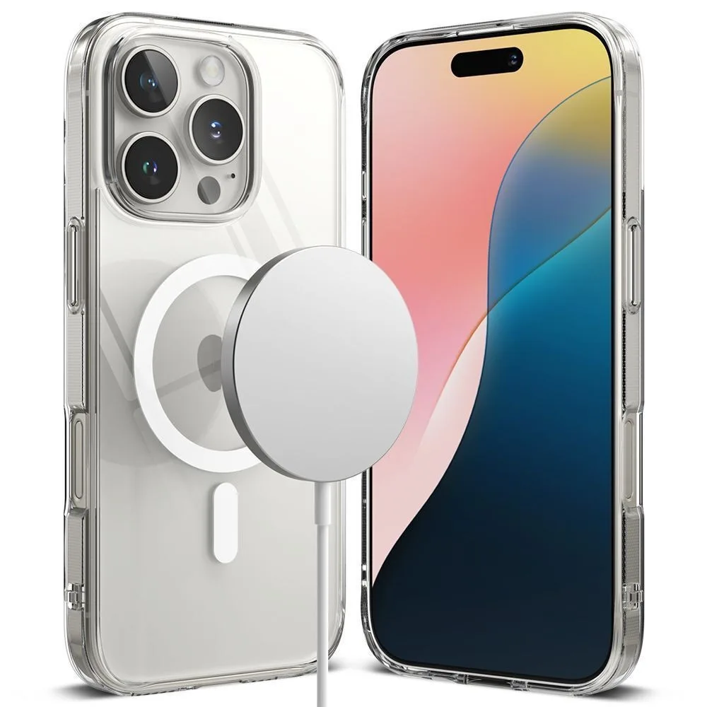 Θήκη Ringke Fusion Bold Magnetic Back Cover Πλαστικό / Σιλικόνης για iPhone 16 Pro Max - Διάφανο