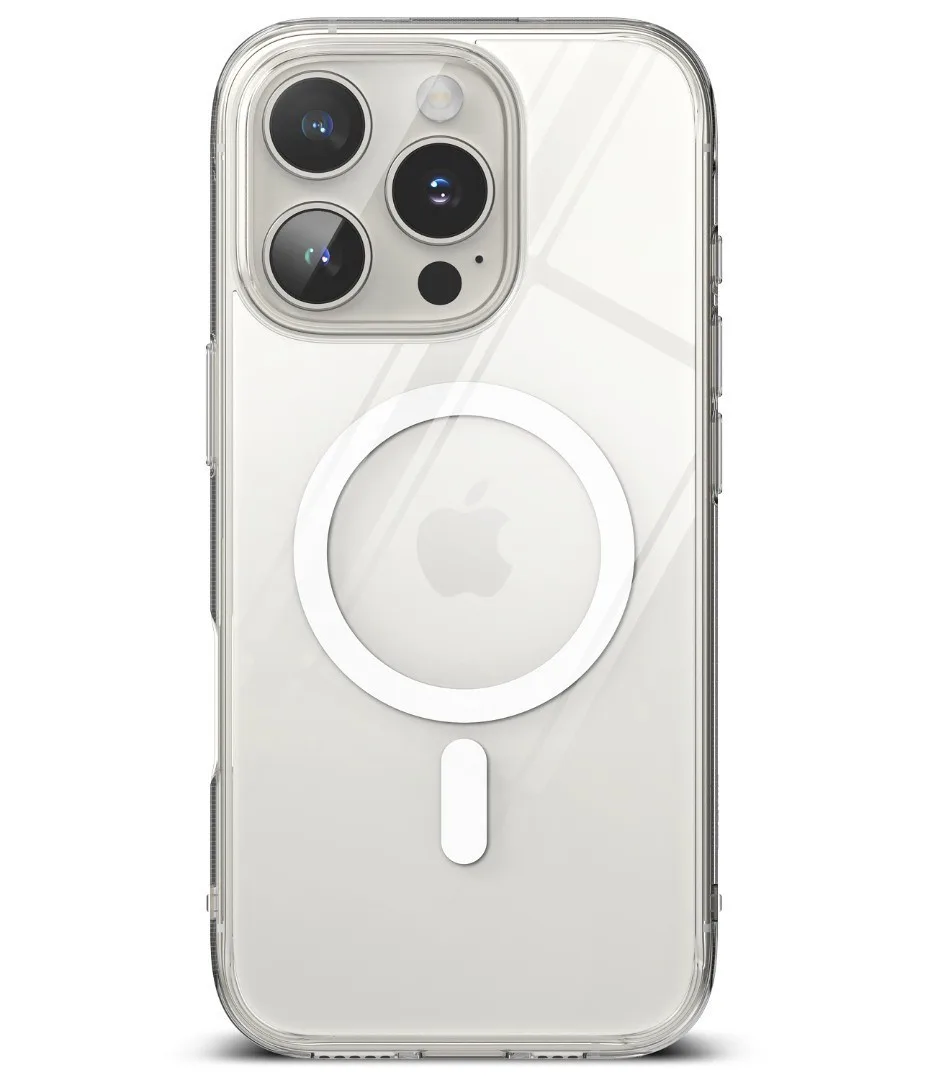 Θήκη Ringke Fusion Bold Magnetic Back Cover Πλαστικό / Σιλικόνης για iPhone 16 Pro Max - Διάφανο – εικόνα 4