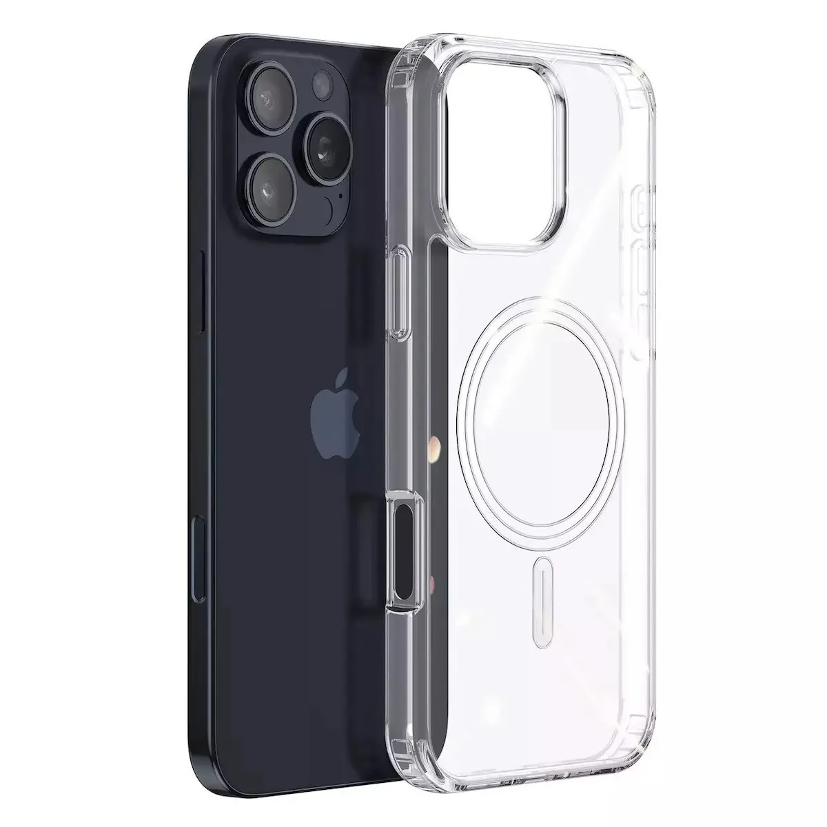 Θήκη Dux Ducis Clin Mag Back Cover Σιλικόνης / Πλαστικό για iPhone 16 Pro - Διάφανο – εικόνα 4