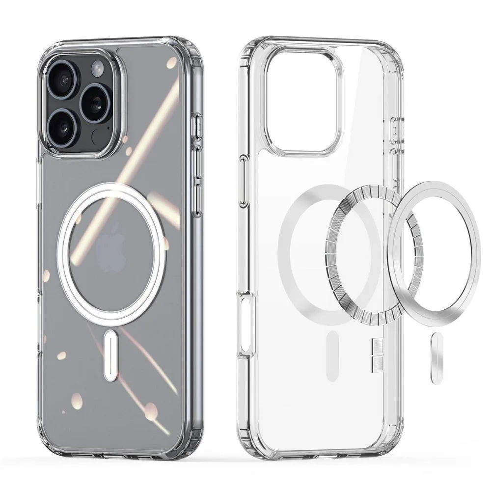 Θήκη Dux Ducis Clin Mag Back Cover Σιλικόνης / Πλαστικό για iPhone 16 Pro - Διάφανο