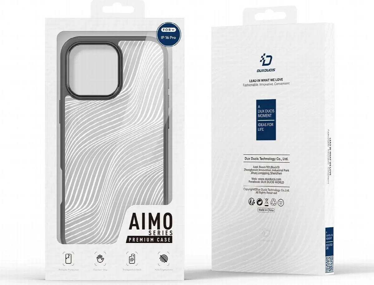 Θήκη Dux Ducis Aimo Πλαστικό / Σιλικόνης για iPhone 16 Pro - Διάφανο – εικόνα 2