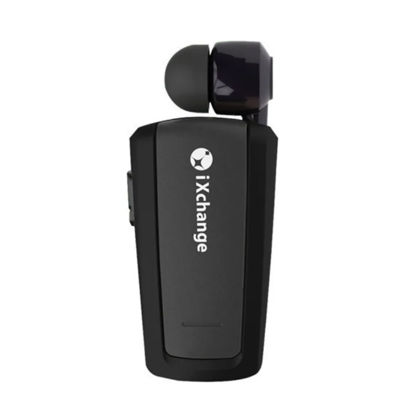iXchange UA25 In-ear Bluetooth Handsfree Ακουστικό Πέτου - Μαύρο