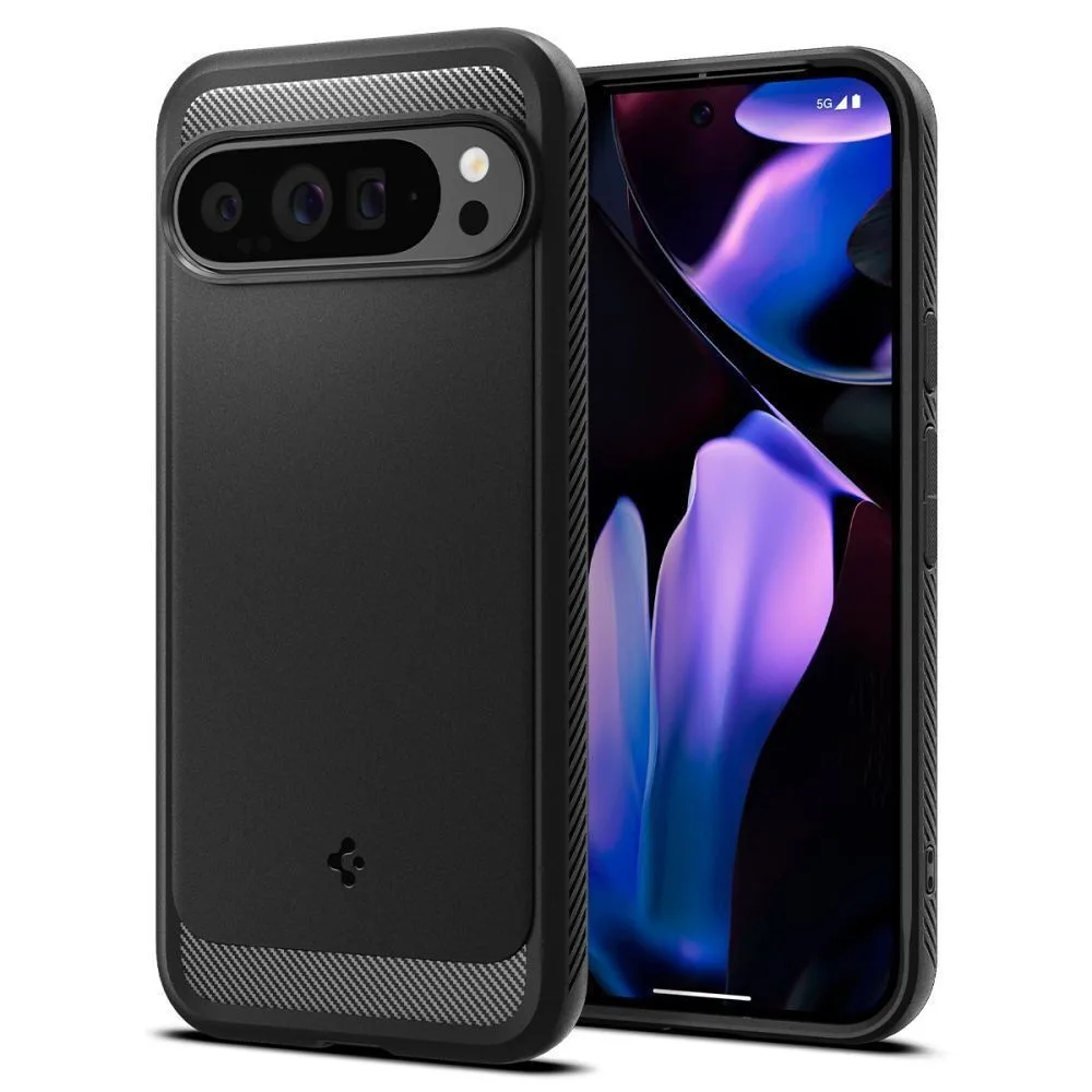 Θήκη Spigen Rugged Armor για Google Pixel 9 Pro XL - Μαύρο