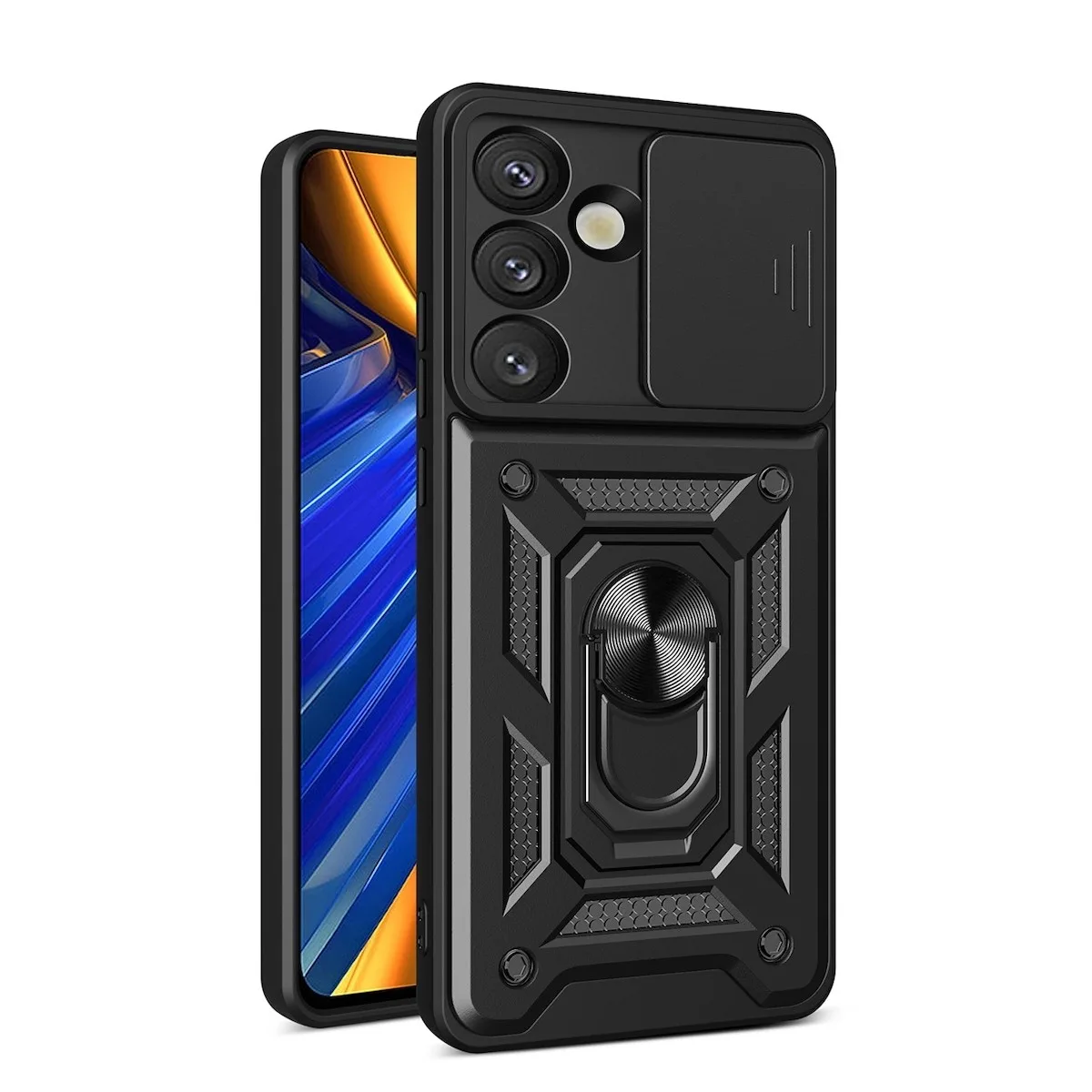 Θήκη Hurtel Hybrid Back Cover Σιλικόνης / Πλαστικό για Google Pixel 9 Pro XL / OnePlus 10 Pro - Μαύρο
