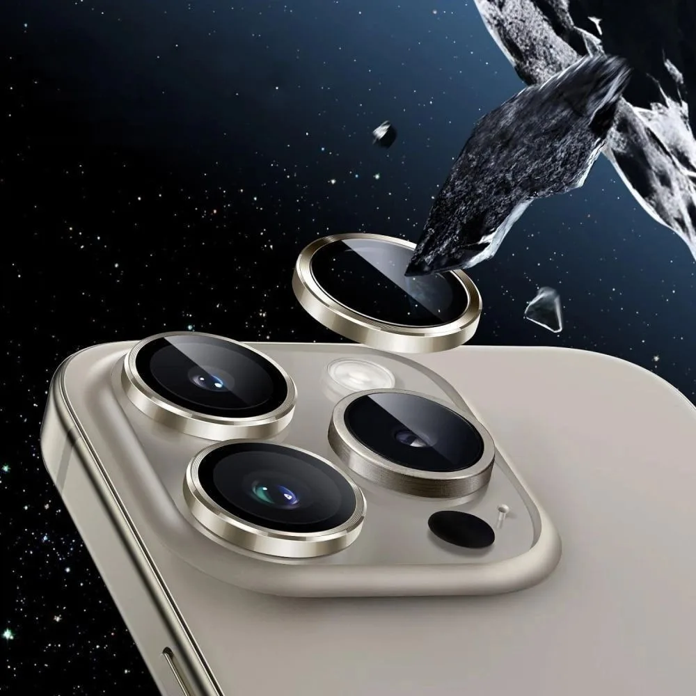 Tech-Protect Camring Fit+ Προστασία Κάμερας Μεμβράνη για iPhone - Μπλε – εικόνα 3