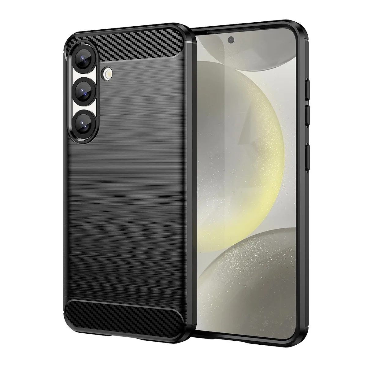 Θήκη Hurtel Carbon Back Cover Σιλικόνης για OnePlus 10 Pro - Μαύρο