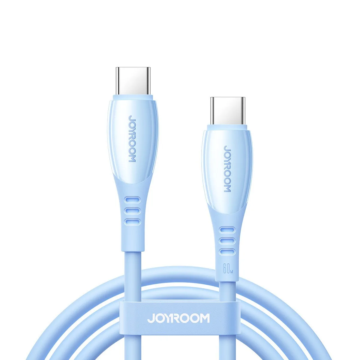 Joyroom S-A59 Vibrant Series USB 2.0 Καλώδιο USB-C male - USB-C 60W 1.2m - Μπλε