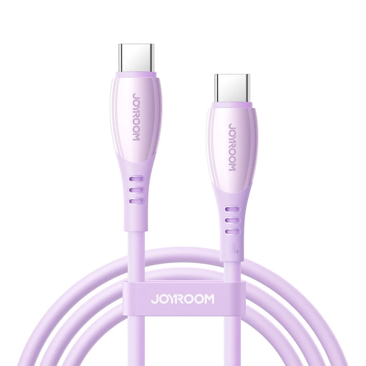 Joyroom S-A59 Vibrant Series USB 2.0 Καλώδιο USB-C male - USB-C 60W 1.2m - Μωβ