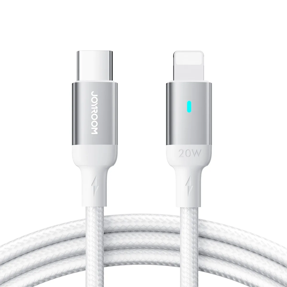 Joyroom S-CL020A10 Braided USB-C to Lightning Cable 20W 1.2m - Λευκό