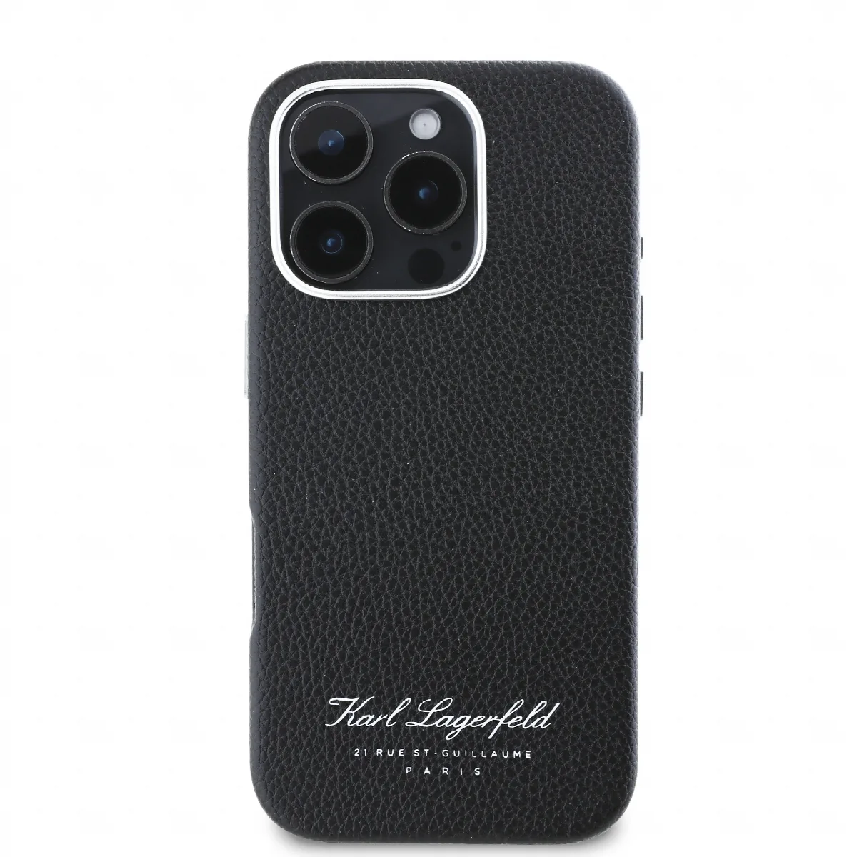 Karl Lagerfeld “Rue St.Guillaume Logo Collection” Θήκη προστασίας από σιλικόνη – iPhone 16 Pro Μαύρο – KLHCP16LPGWCMKHK – εικόνα 3