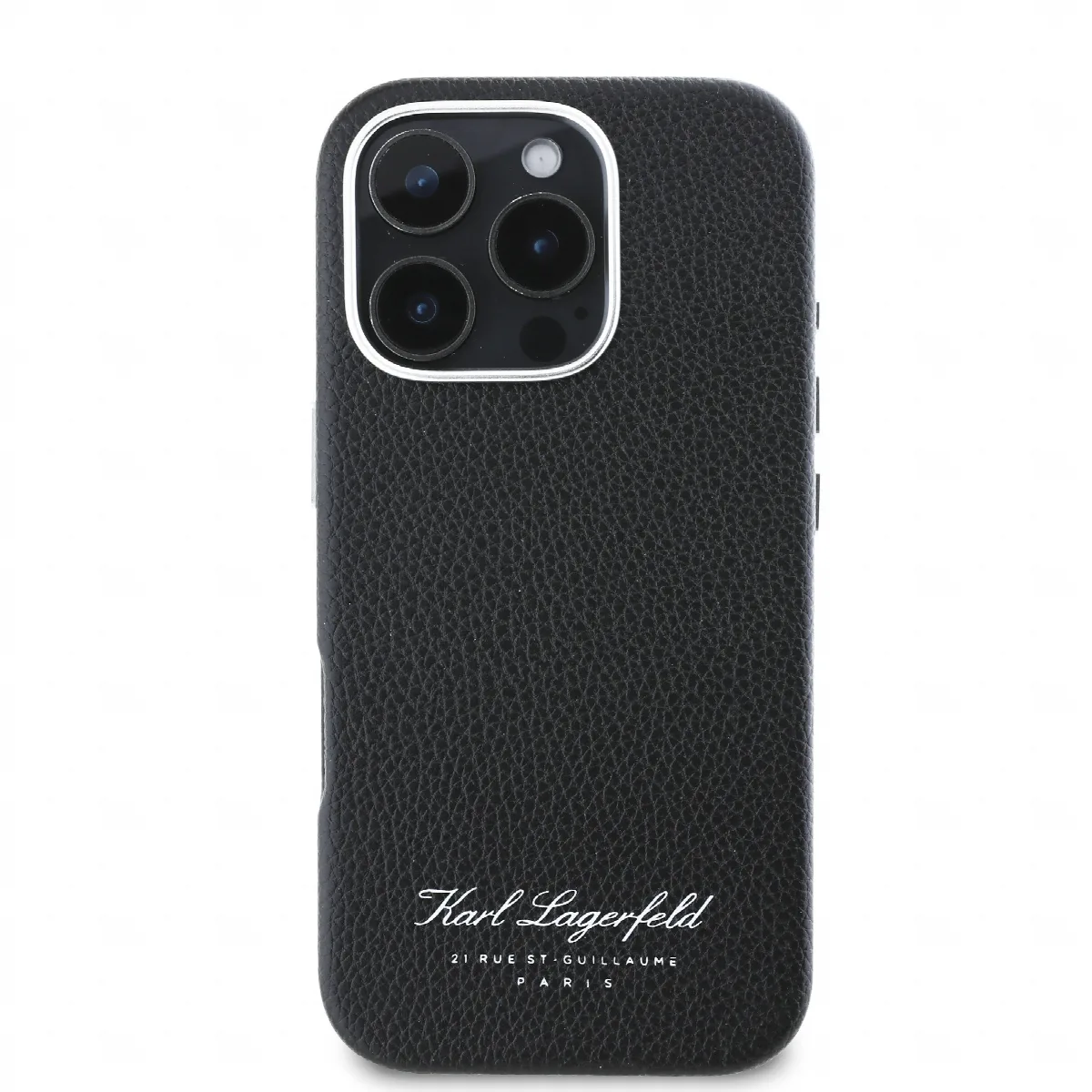 Karl Lagerfeld “Rue St.Guillaume Logo Collection” Θήκη προστασίας από σιλικόνη – iPhone 16 Pro Max Μαύρο – KLHCP16XPGWCMKHK – εικόνα 3