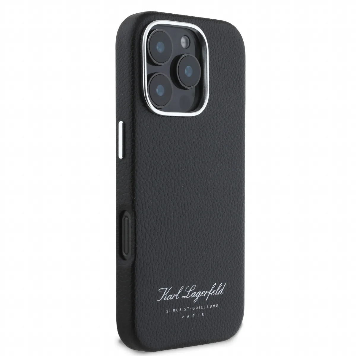 Karl Lagerfeld “Rue St.Guillaume Logo Collection” Θήκη προστασίας από σιλικόνη – iPhone 16 Pro Max Μαύρο – KLHCP16XPGWCMKHK – εικόνα 2