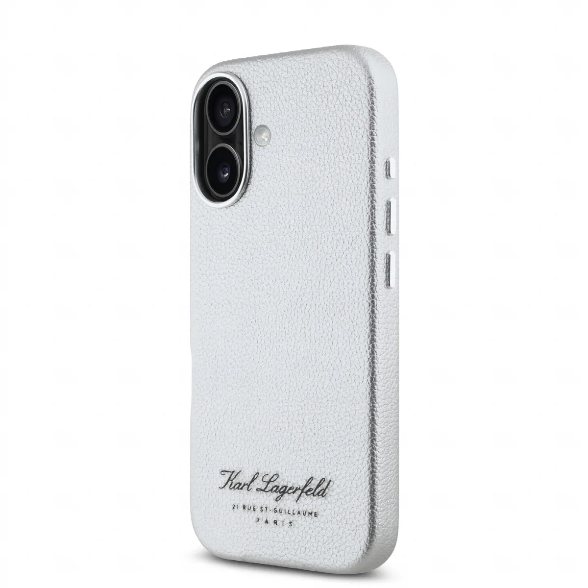 Karl Lagerfeld “Rue St.Guillaume Logo Collection” Θήκη προστασίας από σιλικόνη – iPhone 16 Γκρι – εικόνα 4