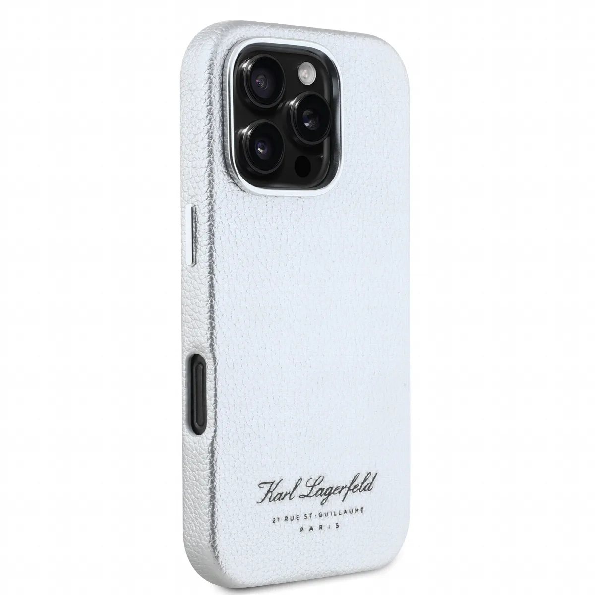 Karl Lagerfeld “Rue St.Guillaume Logo Collection” Θήκη προστασίας από σιλικόνη – iPhone 16 Pro Γκρι – εικόνα 2
