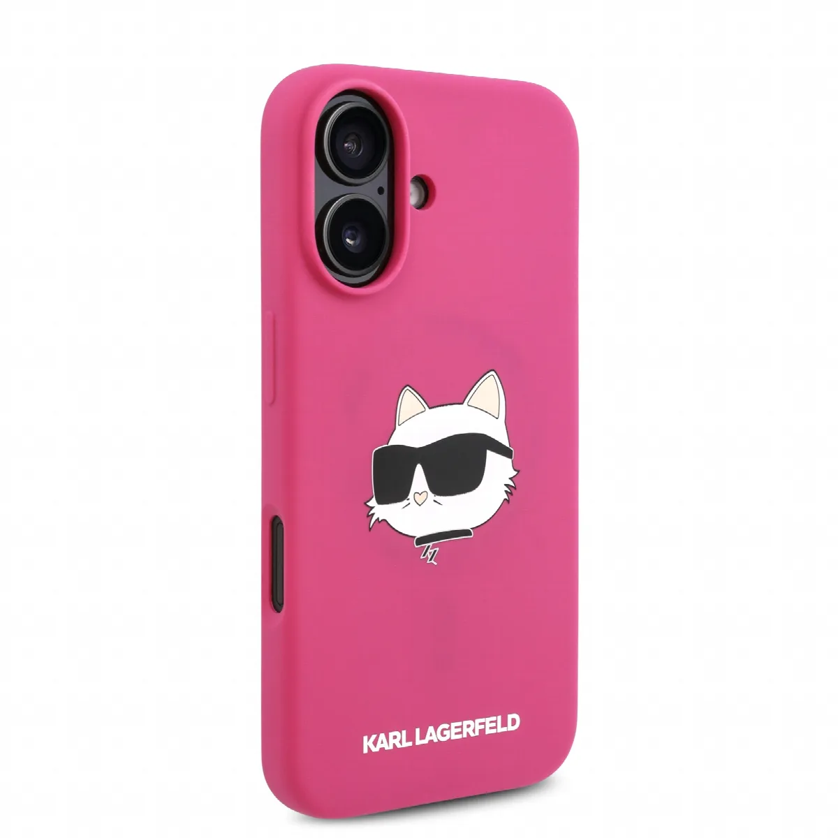 Karl Lagerfeld Magsafe Silicone Case "Choupette's Head" Θήκη προστασίας από σιλικόνη – iPhone 16 Fuchsia – KLHMP16SSCHPPLF – εικόνα 2