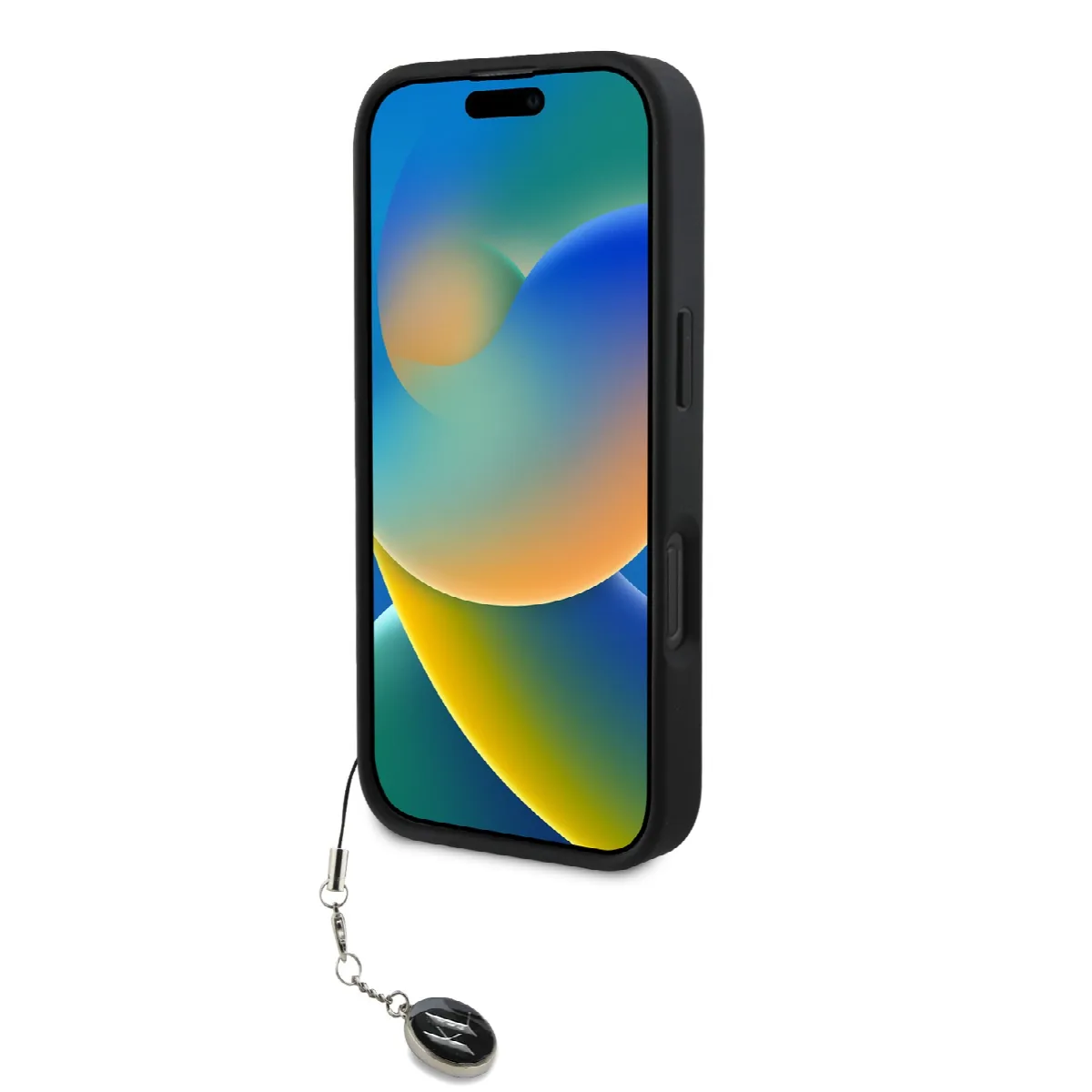 Karl Lagerfeld “Rhinestones and Charm” Θήκη προστασίας από για iPhone 16 Pro Max με κρεμαστό στολίδι Μαύρο – KLHCP16XPSAKDGCK – εικόνα 2