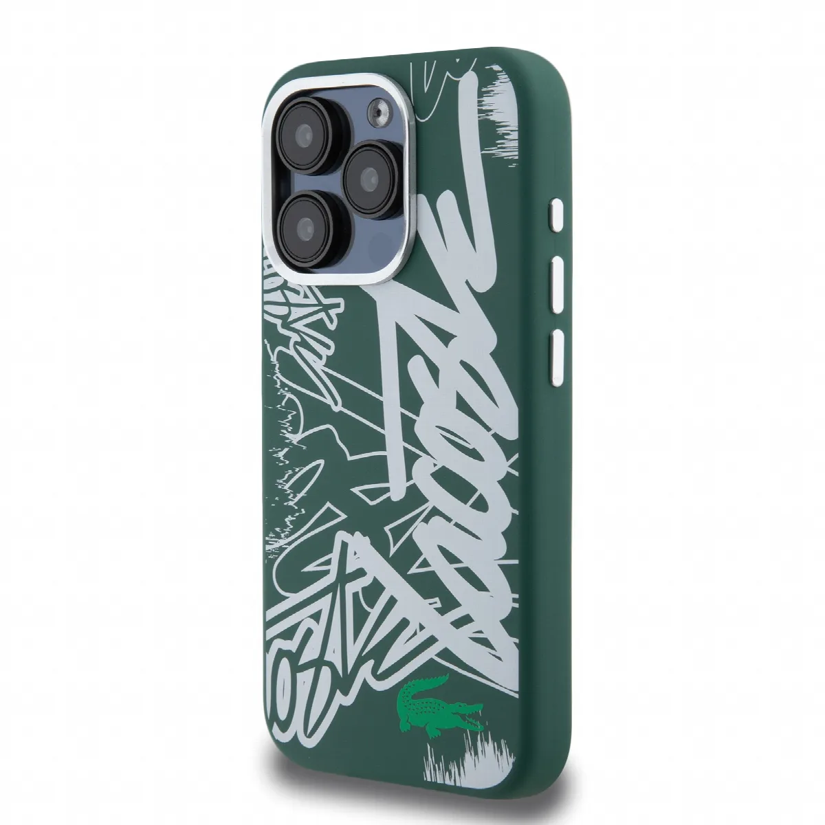 Lacoste Graffiti Hard Case Θήκη προστασίας από Liquid σιλικόνη για iPhone 15 Pro Πράσινο/Λευκό– LCHCP15LGRAH – εικόνα 4