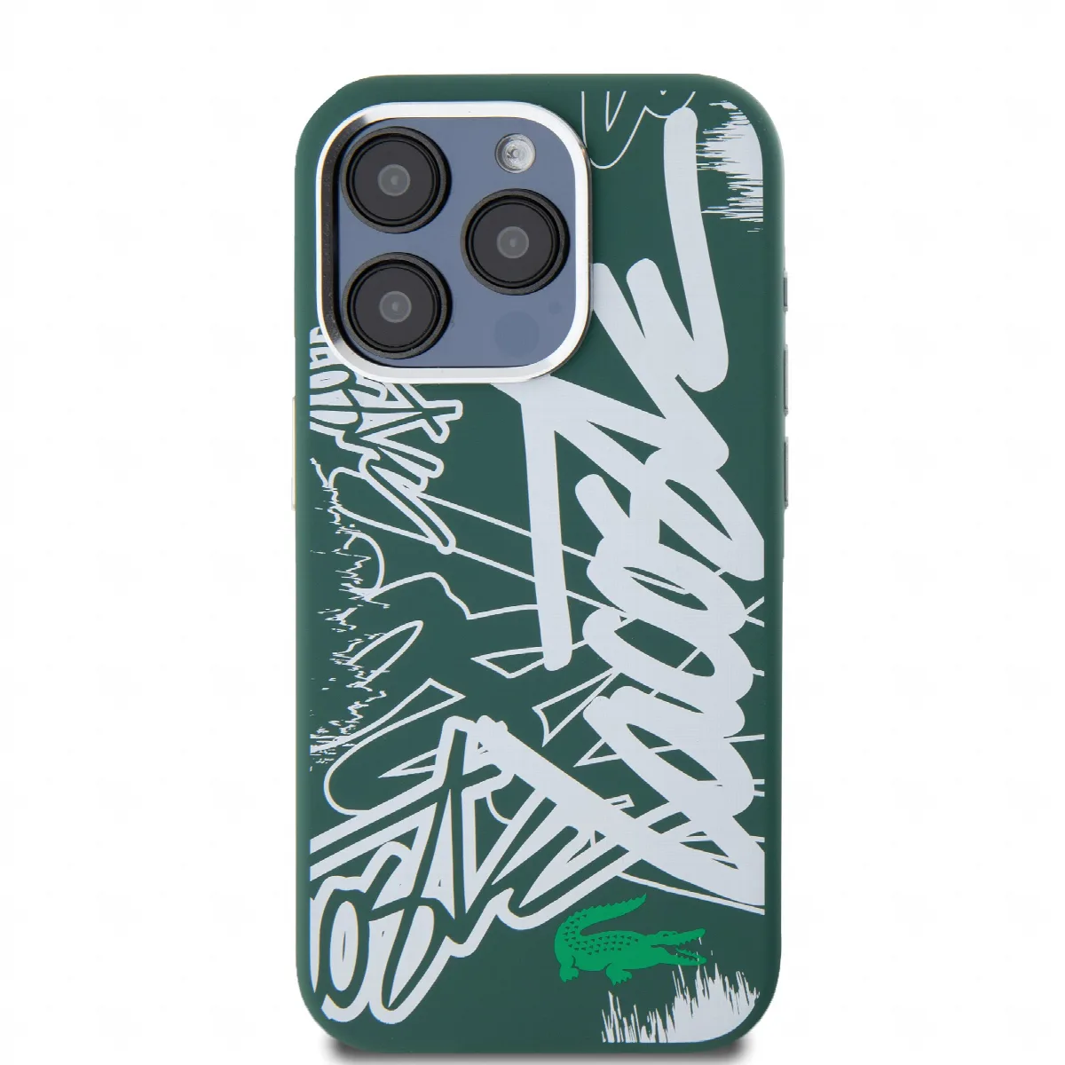 Lacoste Graffiti Hard Case Θήκη προστασίας από Liquid σιλικόνη για iPhone 15 Pro Πράσινο/Λευκό– LCHCP15LGRAH – εικόνα 3
