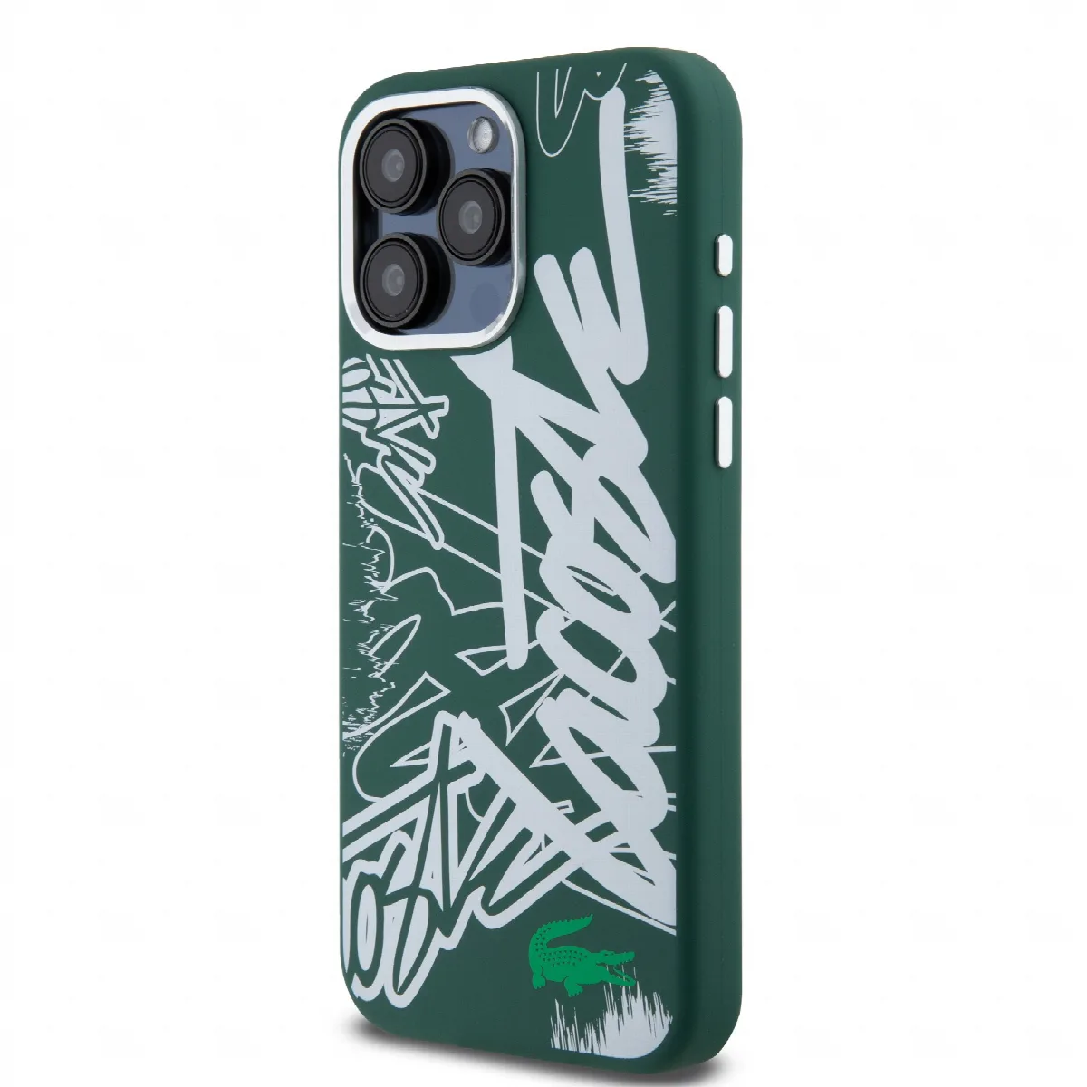 Lacoste Graffiti Hard Case Θήκη προστασίας από Liquid σιλικόνη iPhone 15 Pro Max Πράσινο/Λευκό – εικόνα 4
