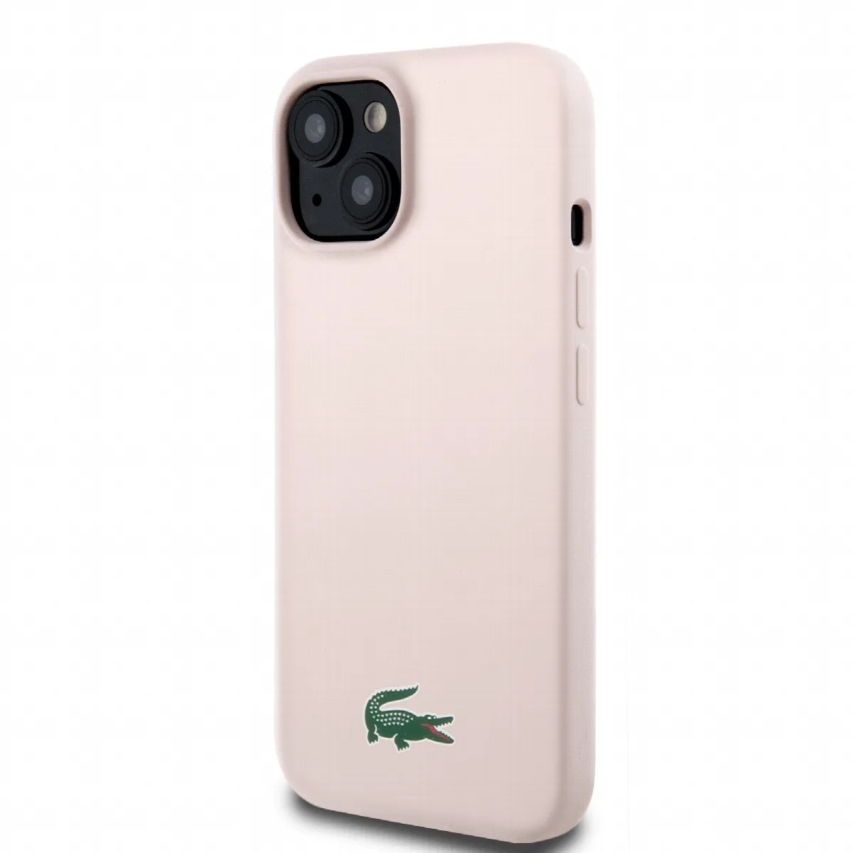 Lacoste Magsafe Croc Logo Hard Case Θήκη προστασίας από Σιλικόνη για iPhone 15 Ροζ – εικόνα 4