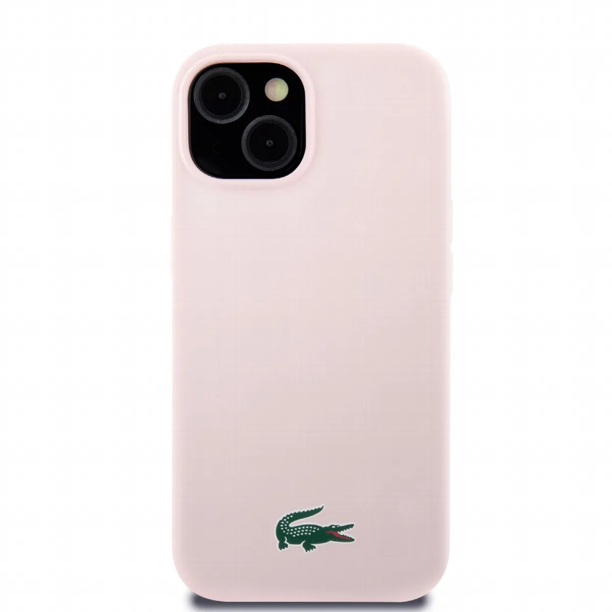 Lacoste Magsafe Croc Logo Hard Case Θήκη προστασίας από Σιλικόνη για iPhone 15 Ροζ – εικόνα 3