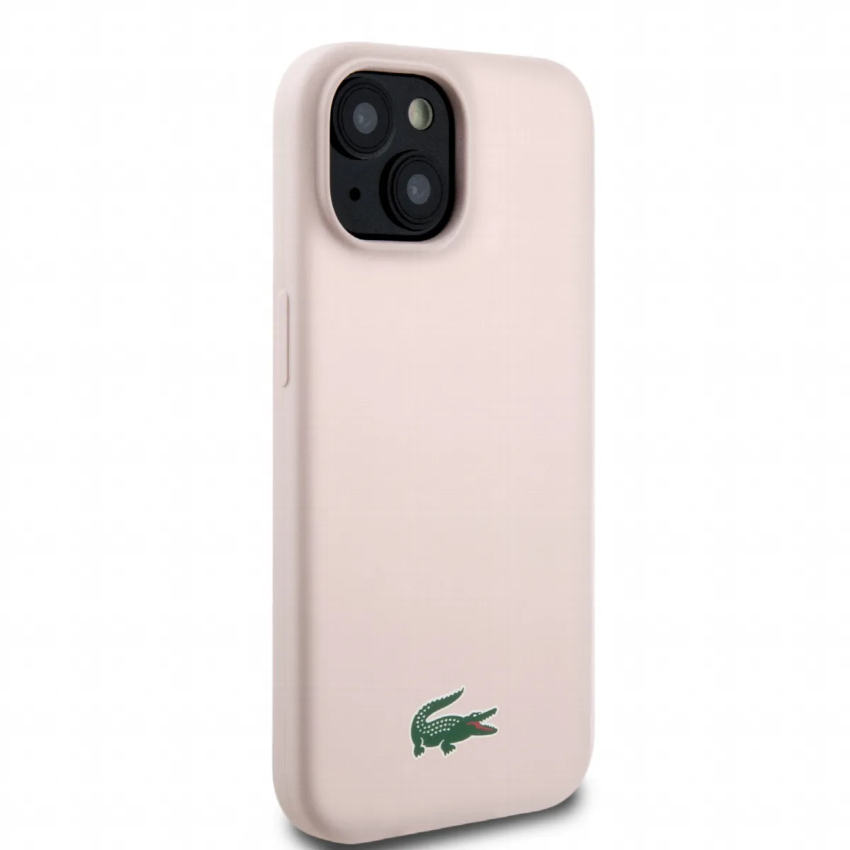 Lacoste Magsafe Croc Logo Hard Case Θήκη προστασίας από Σιλικόνη για iPhone 15 Ροζ – εικόνα 2