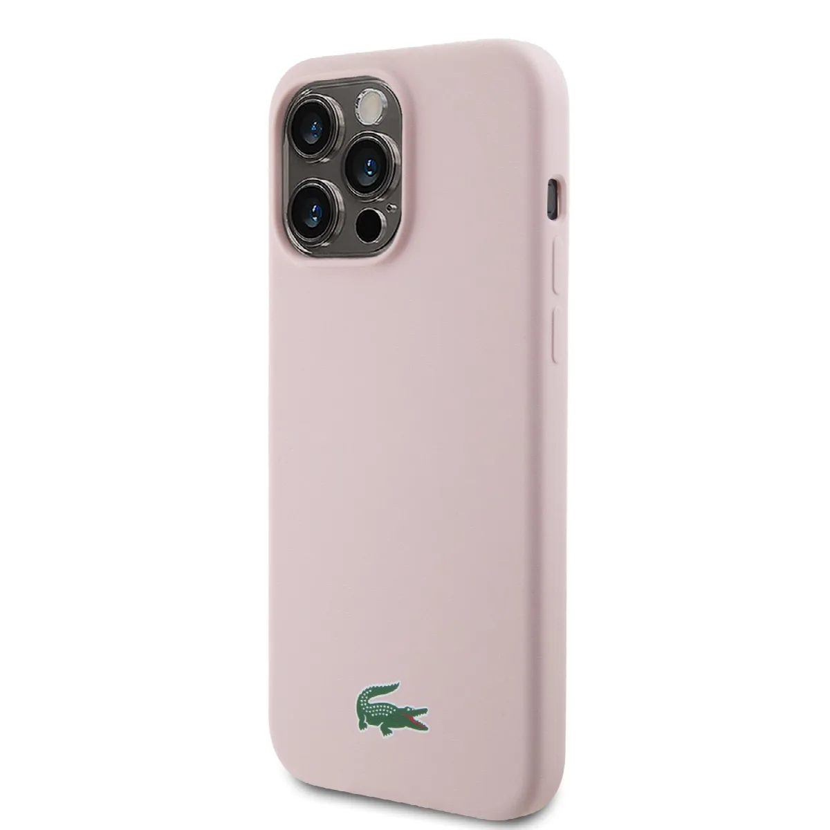 Lacoste Magsafe Croc Logo Hard Case Θήκη προστασίας από Σιλικόνη για iPhone 15 Pro Max Ροζ – εικόνα 4