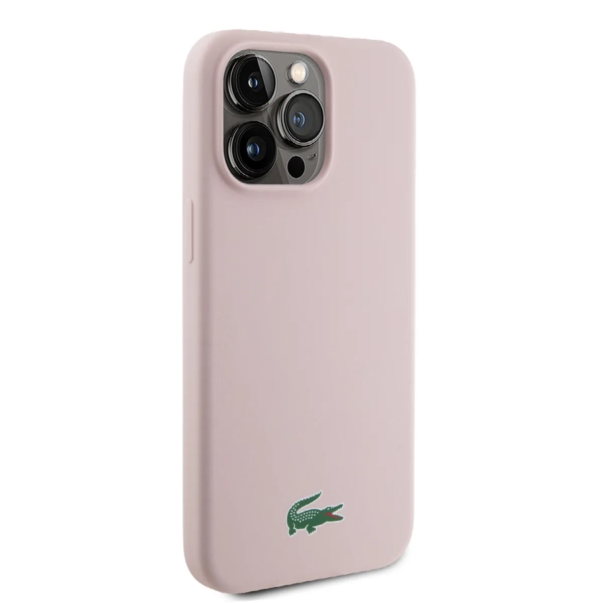 Lacoste Magsafe Croc Logo Hard Case Θήκη προστασίας από Σιλικόνη για iPhone 15 Pro Max Ροζ – εικόνα 2
