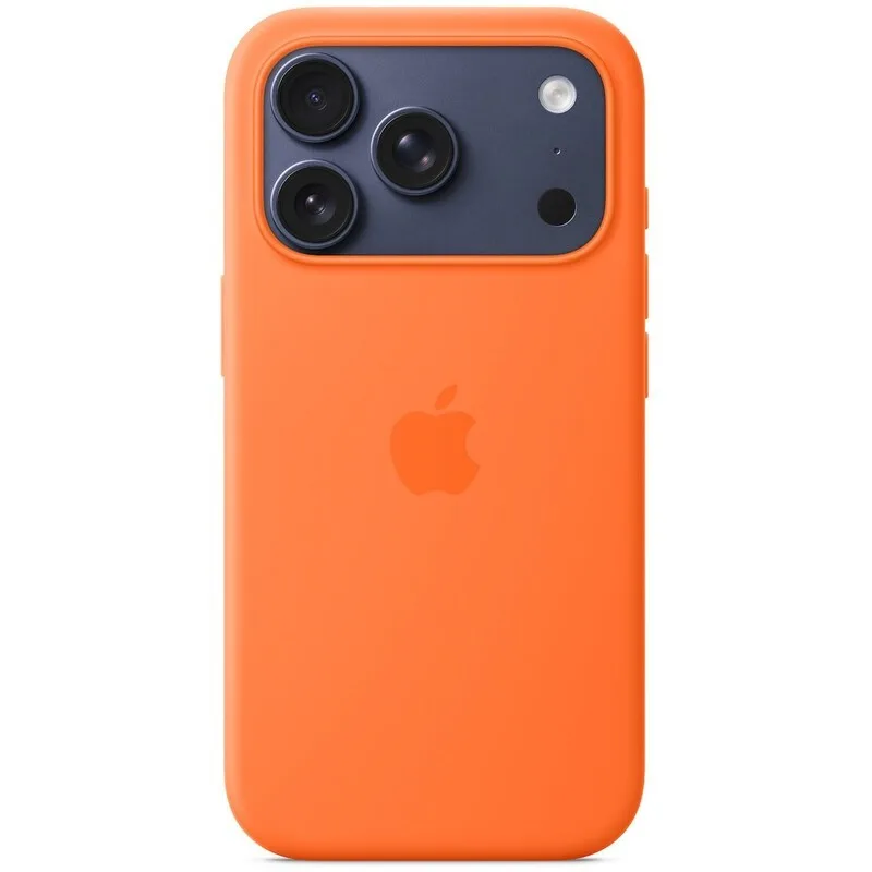 Apple Silicone Case with MagSafe Back Cover για iPhone 17 Pro - Orange