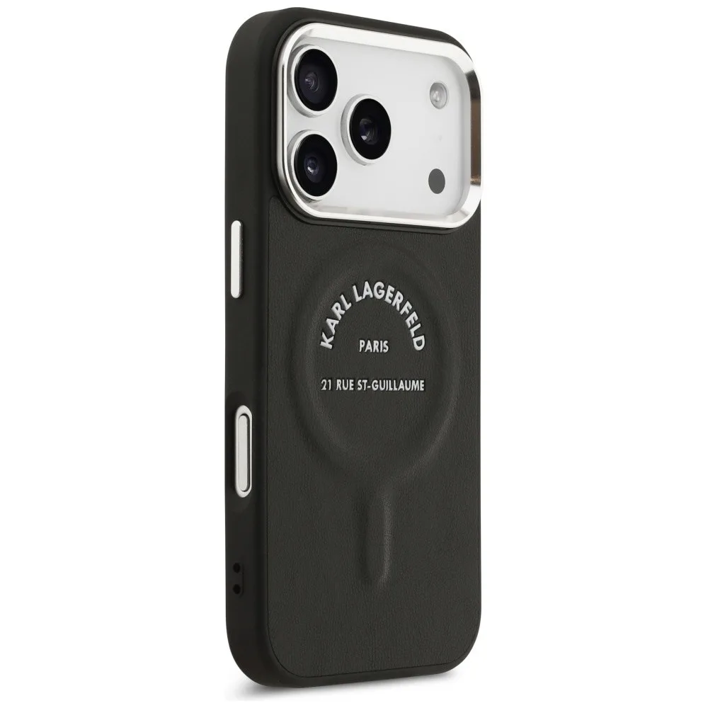 Karl Lagerfeld Back Cover Σιλικόνης για iPhone 17 Pro Max - Μαύρο – εικόνα 4