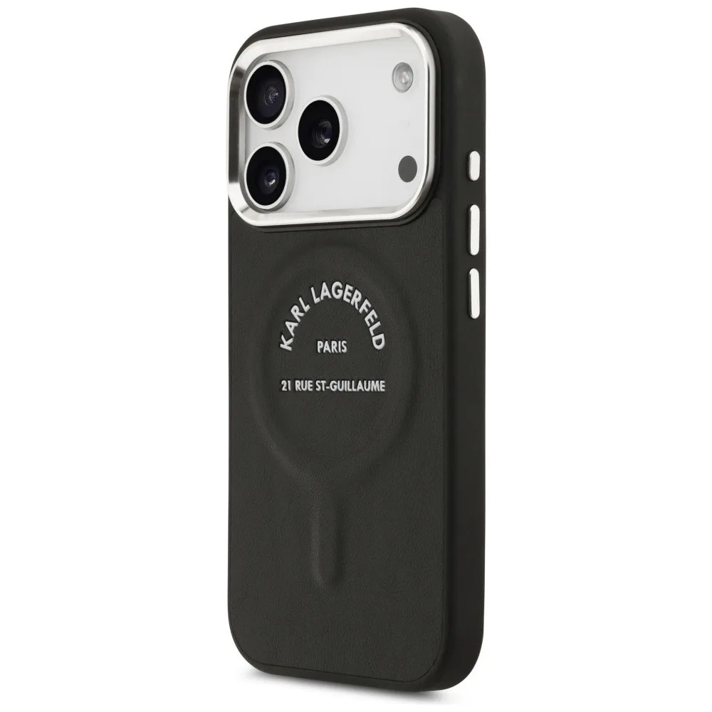 Karl Lagerfeld Back Cover Σιλικόνης για iPhone 17 Pro Max - Μαύρο – εικόνα 2