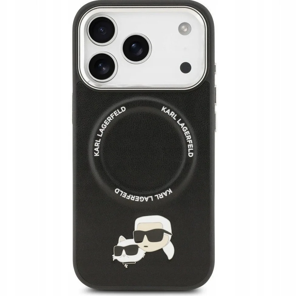 Karl Lagerfeld Karl & Choupette Pins Magsafe Case για iPhone 17 Pro Max - Μαύρο – εικόνα 3