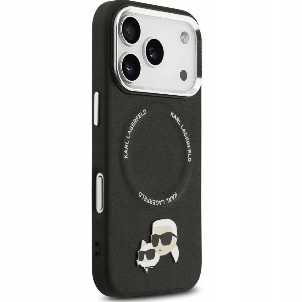 Karl Lagerfeld Karl & Choupette Pins Magsafe Case για iPhone 17 Pro Max - Μαύρο – εικόνα 4