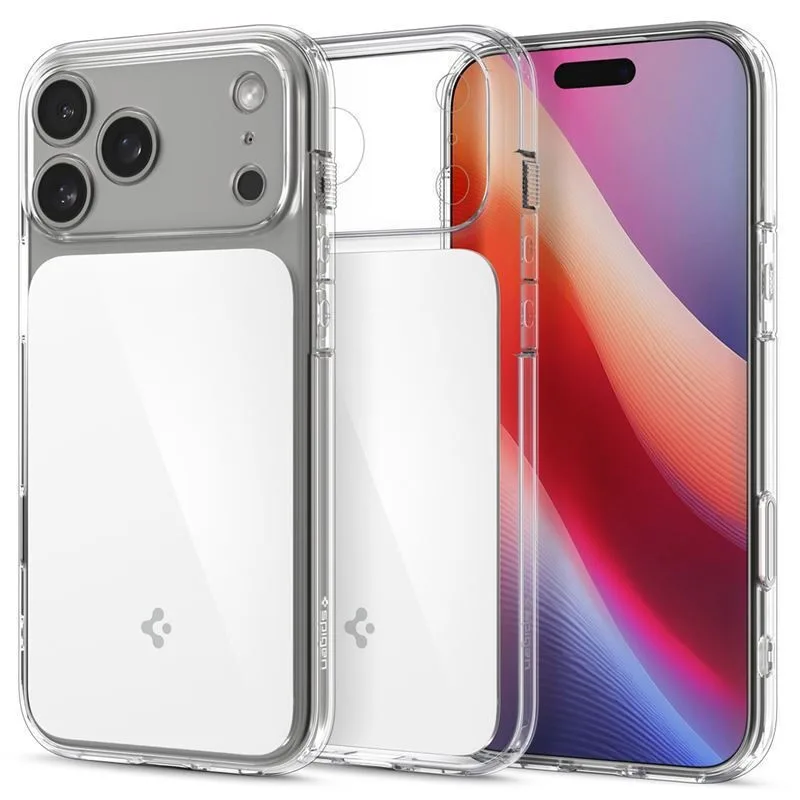 Spigen Ultra Hybrid T MagSafe Back Cover Πλαστικό/Σιλικόνης για iPhone 17 Pro Max - Glossy White