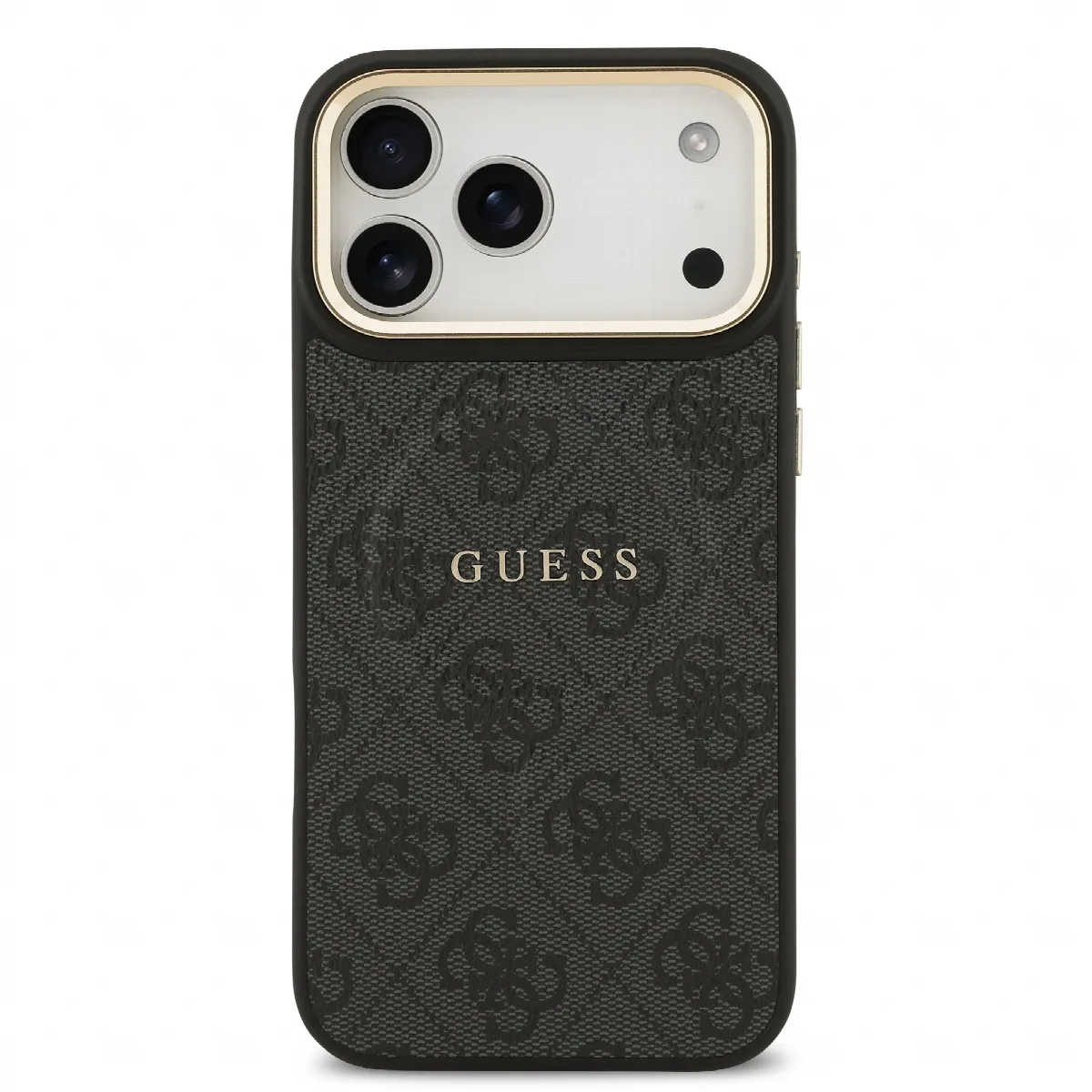 Guess - PU Leather 4G Gold Frame MagSafe Θήκη για iPhone 17 Pro Max – Black – εικόνα 2