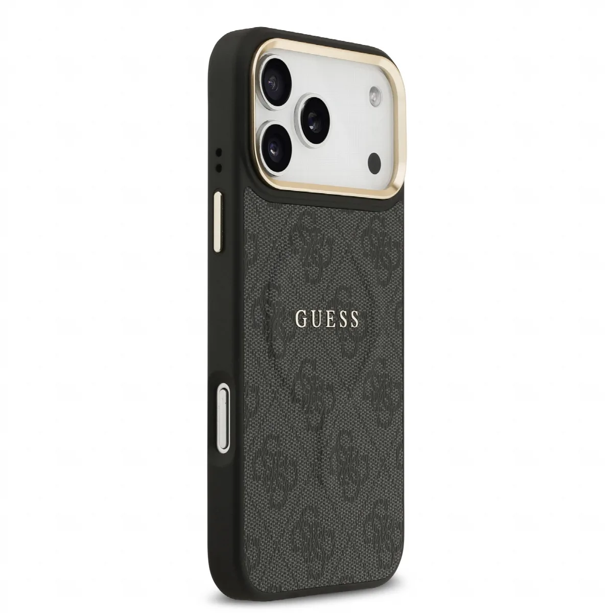 Guess - PU Leather 4G Gold Frame MagSafe Θήκη για iPhone 17 Pro Max – Black – εικόνα 3