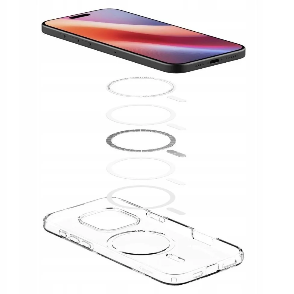 Spigen Liquid Crystal Magsafe Back Cover Σιλικόνης για iPhone 17 Pro Max - Διάφανο – εικόνα 4