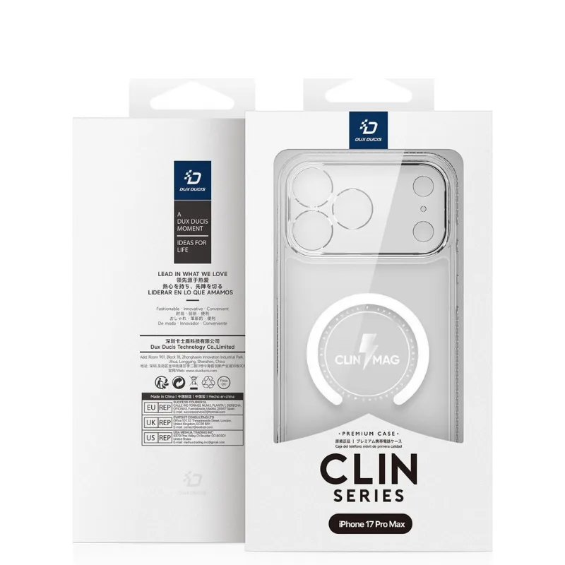 Θήκη Dux Ducis Clin Mag Back Cover Σιλικόνης για iPhone 17 Pro - Διάφανο – εικόνα 2