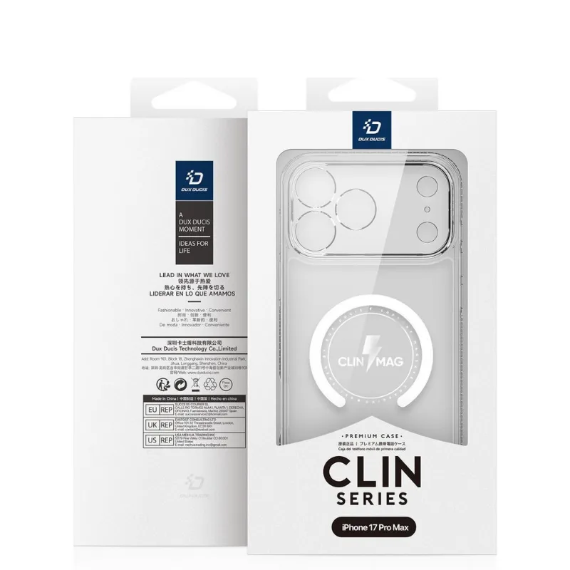 Θήκη Dux Ducis Clin Mag Back Cover Σιλικόνης για iPhone 17 Pro Max - Διάφανο – εικόνα 2